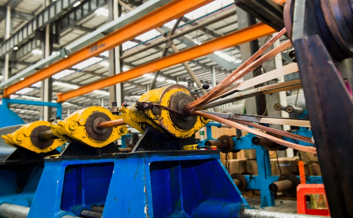 copper cable extrusion